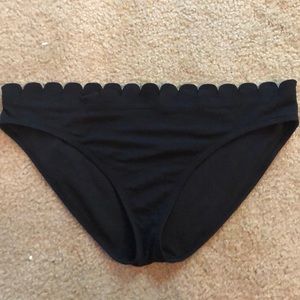 Like new. black bikini bottom.